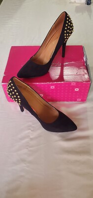 Shoedazzle Womens Black Heels