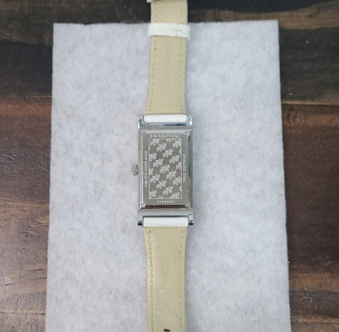 Swarovski Lovely Crystals Square White Watch RV$499 5096680 | eBay