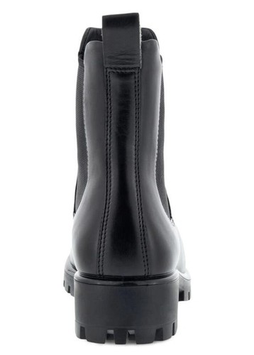 NUEVO ECCO Mujer Modtray Chelsea Cuero/Elástico Bota al Tobillo EE. UU. 9-9.5/EUR 40 Negro - Imagen 3 de 18