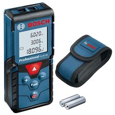 Original Bosch GLM 40 Plastic Professional Digital Laser Measure Blue&Free Pouch