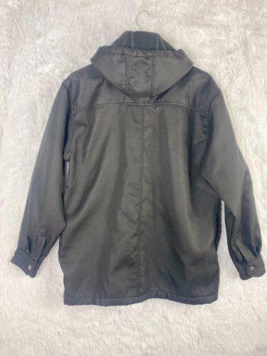 Chaqueta DICKIES Para Hombre M 38-40 Gris Oscuro Cremallera Completa Capucha Acolchada Ropa de Trabajo - Imagen 2 de 10