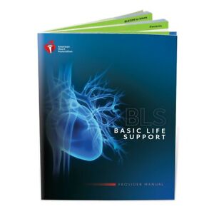 2020 AHA BLS Basic Life Support CPR Provider Manual/Book - Free Fast