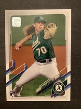 2021 Topps #570 Jordan Weems Oakland Athletics Rookie RC