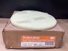 Scotch-Brite 3M BUFFER PADS, 17" Beige BOX OF 5, 600-1500RPM'S #100G55PR7