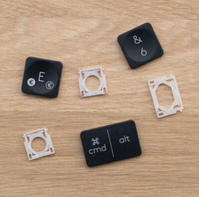 Original Ersatztasten für Logitech MX Keys Tastatur mit Mechanik - wie neu!