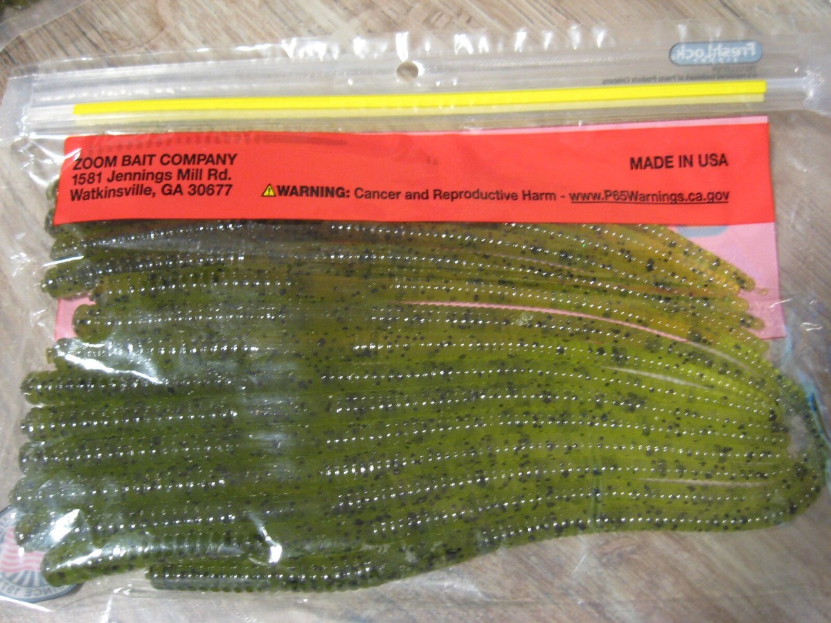 Zoom Magnum Shakey Head Worm 7" - Watermelon Seed