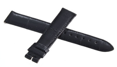 Authentic LOCMAN 16mm x 14mm Women's Black Alligator Watch Band 