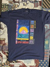 Vtg New Single stitched Kings Dominion Amusement Part T-Shirt USA Made Size L
