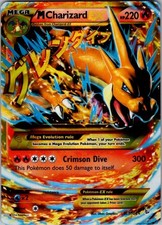 M Charizard EX 107/106 Secret Raro Flashfire Pokemon Holo LP 5ban Grafica