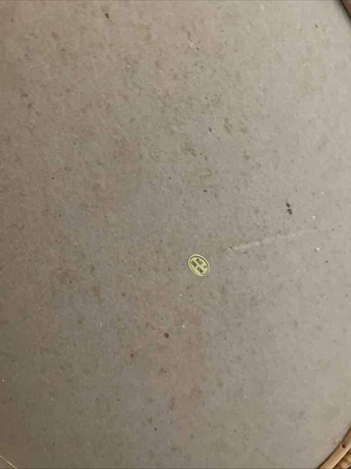 ESPEJO DE PARED OVALADO NATURAL RATÁN DE COLECCIÓN HONG KONG, 22" X 17,5" REGENCIA Foto 4 de 4