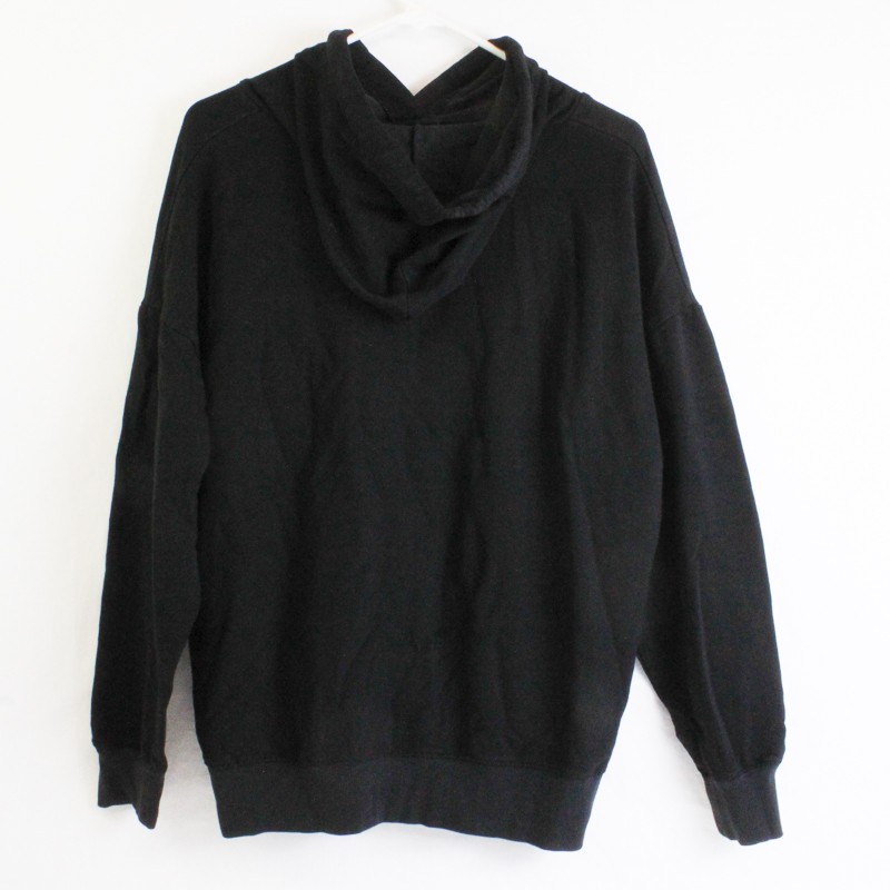 Buffalo David Bitton Solid Black Pullover Hoodie … - image 2