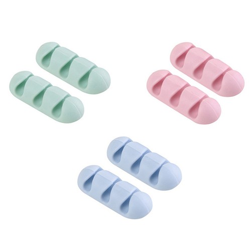 6PCS Desktop Draht Halter Hause Daten Linie Befestigungs Clip Kabel Manager - Afbeelding 3 van 11