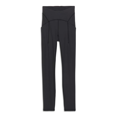 Leggings aderenti Lululemon donna Power Thru a vita alta! 8 Nero - Foto 5 di 9