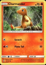Charmander Charizard Stampato Comune Battaglia Accademia 018/147 Carta Pokemon Fuoco