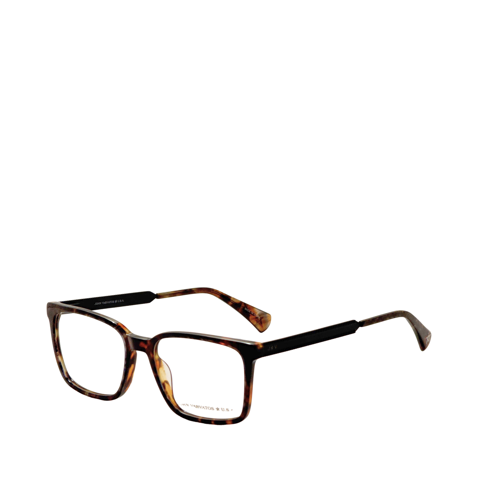 John Varvatos Men's 53 mm Brown Opticals VJVC004530BRO
