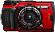 Olympus Tough TG-6 Waterproof Camera, Red