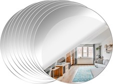 Acrylic Round Mirrors Self Adhesive Non Glass Mirror Circle Wall Mirror Clear Wa