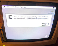 Working April 1991  Vintage Apple Macintosh 12" RGB Display M1296 