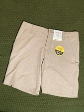 cat and jack flat-front shorts adjustable waist at knee size 14 new with tags