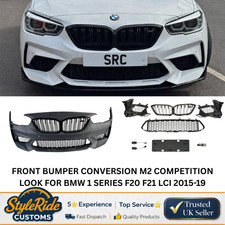 FRONT BUMPER CONVERSION M2 COMPETITION LOOK FOR BMW 1 SERIES F20 F21 LCI 2015-19