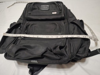 TUMI Alpha T-Pass 26578DH Brief Padded Laptop Backpack Black Carry