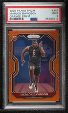 2020 Panini Prizm Rookie Orange Prizm /249 Marlon Davidson #347 PSA 9 MINT 0i76