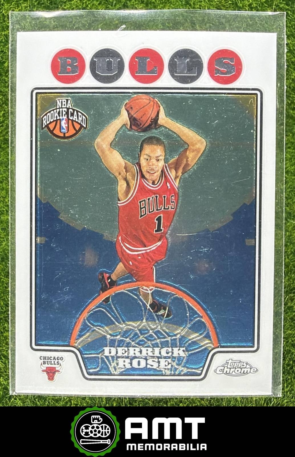 Derrick Rose RC 2008-09 Topps Chrome Chicago Bulls #181