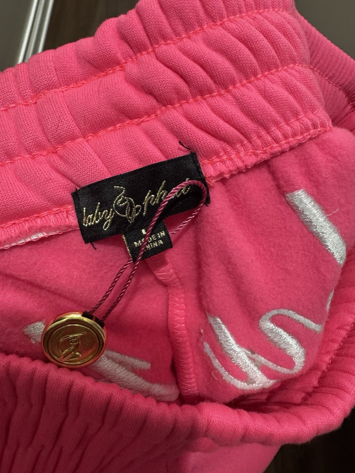 Baby Phat Y2K Style Jogger Hoodie & Pants Big Logo Cat Trendy 2pc Set Size L