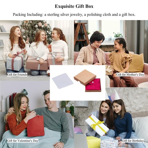 Birthstone Bracelet 925 Sterling Silver July Birthstone Bracelets for Women Cros - Imagen 7 de 7