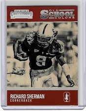 Stanford Cardinals RICHARD SHERMAN 2016 Contenders Draft Picks OLD SCHOOL COLORS