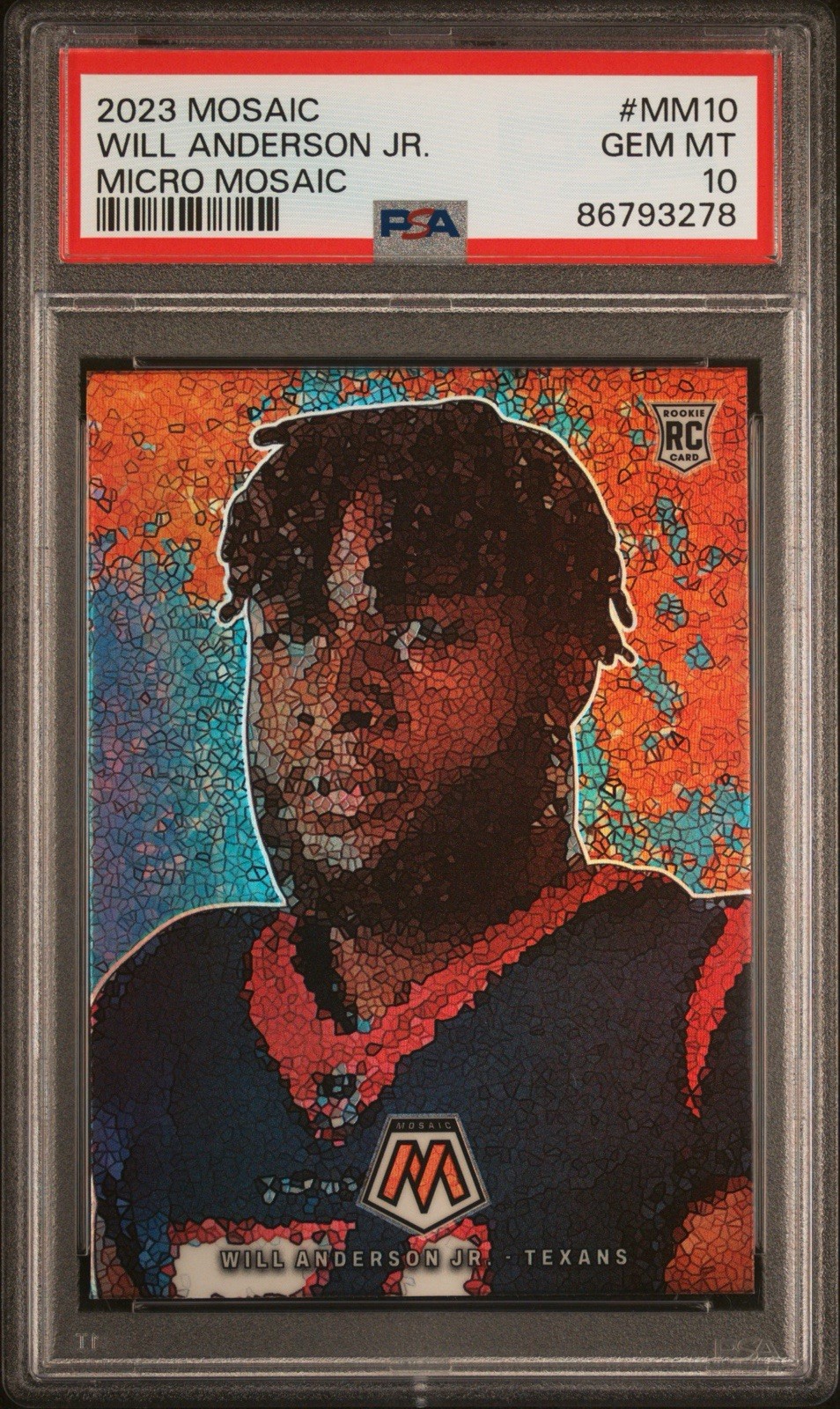 Will Anderson Panini Mosaic Micro Mosaic #MM10 Base
