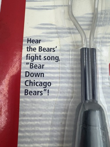Chicago Bears Musical BBQ Fork Plays Bear Down Chicago Bears NRFP - Picture 2 of 9