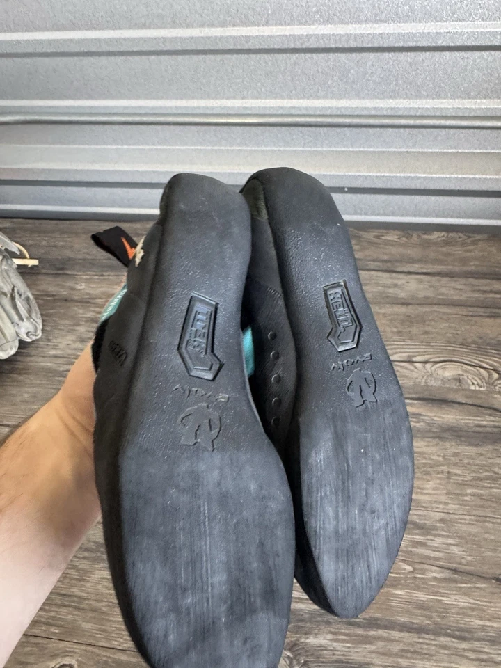 Sapatos femininos Evolv Elektra azul alças duplas azul pêssego escalada 8,5 - Imagem 4 de 4