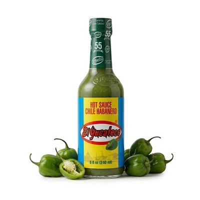 El Yucateco Green Habanero Hot Sauce, Authentic Mexican Chile Habanero Sauce,...