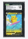 Pokemon CGC 10 GEM MINT Surfing Pikachu V RR 2021 021/028 S8a Japanese