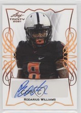 2021 Leaf Trinity Portraits Rodarius Williams #TPA-RW2 Auto g5j