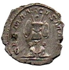Gallienus, Antoninian, captured Germans, MAX V, Lugdunum mint, 258-259_RIC 18