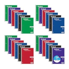 Spiral Notebooks, Bulk College Ruled Spiral Notebooks for School, 1-Subject,