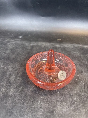 Vintage Fenton Pink Ring Dish Ring Holder