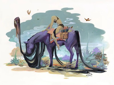 Lost At Twilight by Audra Auclair Art Print Ltd Edition x/50 MINT