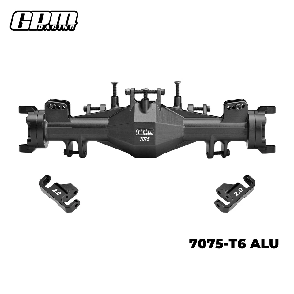 GPM 7075 Alu Quick Release Front Axle Housing Set LOSI 1/8 LMT 1.0/2.0 LOS-1805 - Image 3 of 4