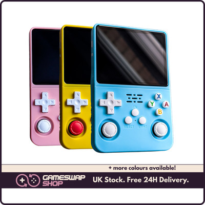 R36S Retro Handheld-Spielkonsole | 128GB SD | ArkOS | 15000+ Spiele | UK Ware