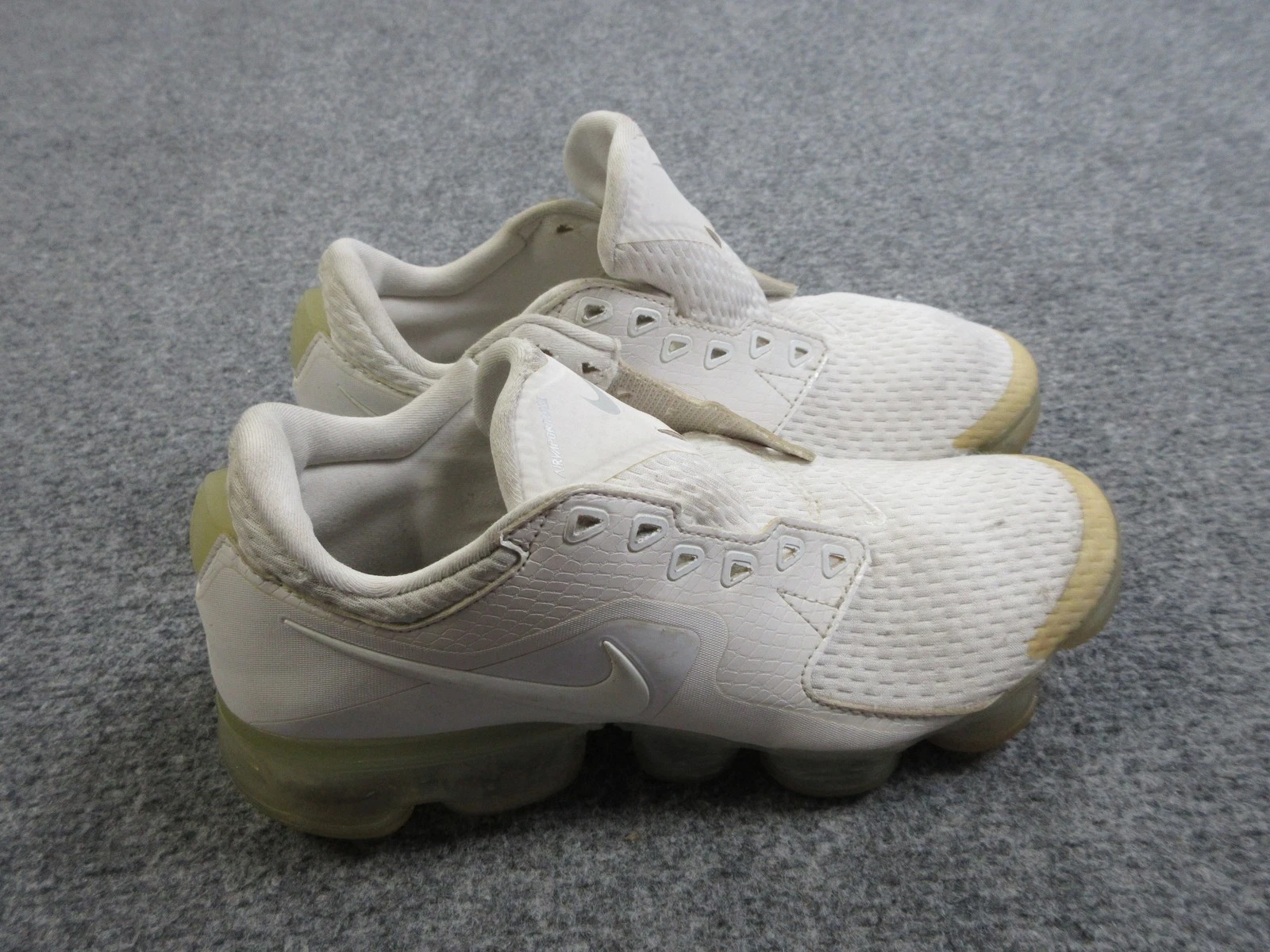 Scarpe Nike Air Vapormax ragazzo taglia 5 5 anni bianche 917963 101 sneakers basse da corsa
