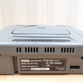 Japanese SEGA SATURN Console bundle with 2 controllers & 5 Games tested NTSC-J