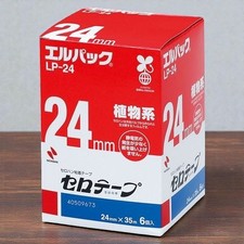 Nichiban LP-24 cellotape OMAKI Elpack 6 Rolls 24mm x 35m Adhesive Tapes Nichiban