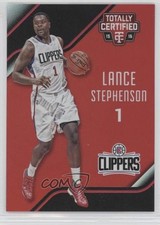 2015-16 Panini Totally Certified Mirror Red 137/149 Lance Stephenson #101 9ih