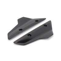 Eurowagens Motorrad Front Windabweiser Seiten Spoiler Windschutz Front Schwarz