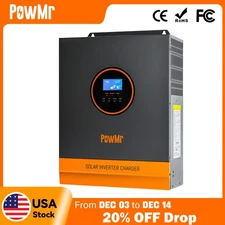 3000W 24V All In One Solar Hybrid Inverter Off-Grid 80A MPPT Controller PV 400V