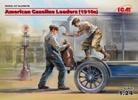 Icm 24018 - 1:24 American Gasoline Loaders (1910S)(2 Figures) - Neu