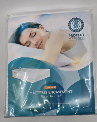 Protect-A-Bed Mattress Protector Full XL Waterproof Hypoallergenic Zip Bag New